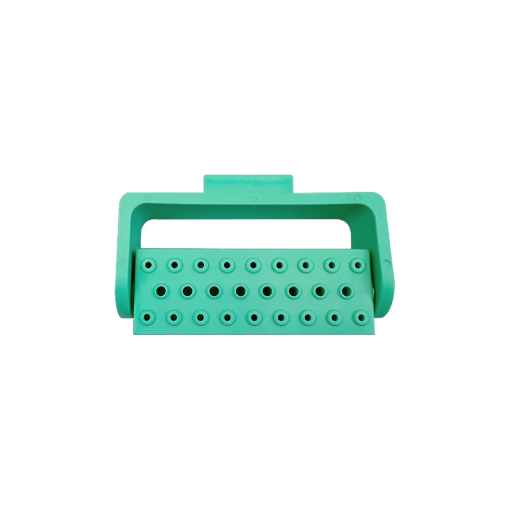 26 Holes Dental Plastic Root Endo Files Holder Burs Box Endo Block Organizers Endodontic File Drill Stand Clinic Instrument