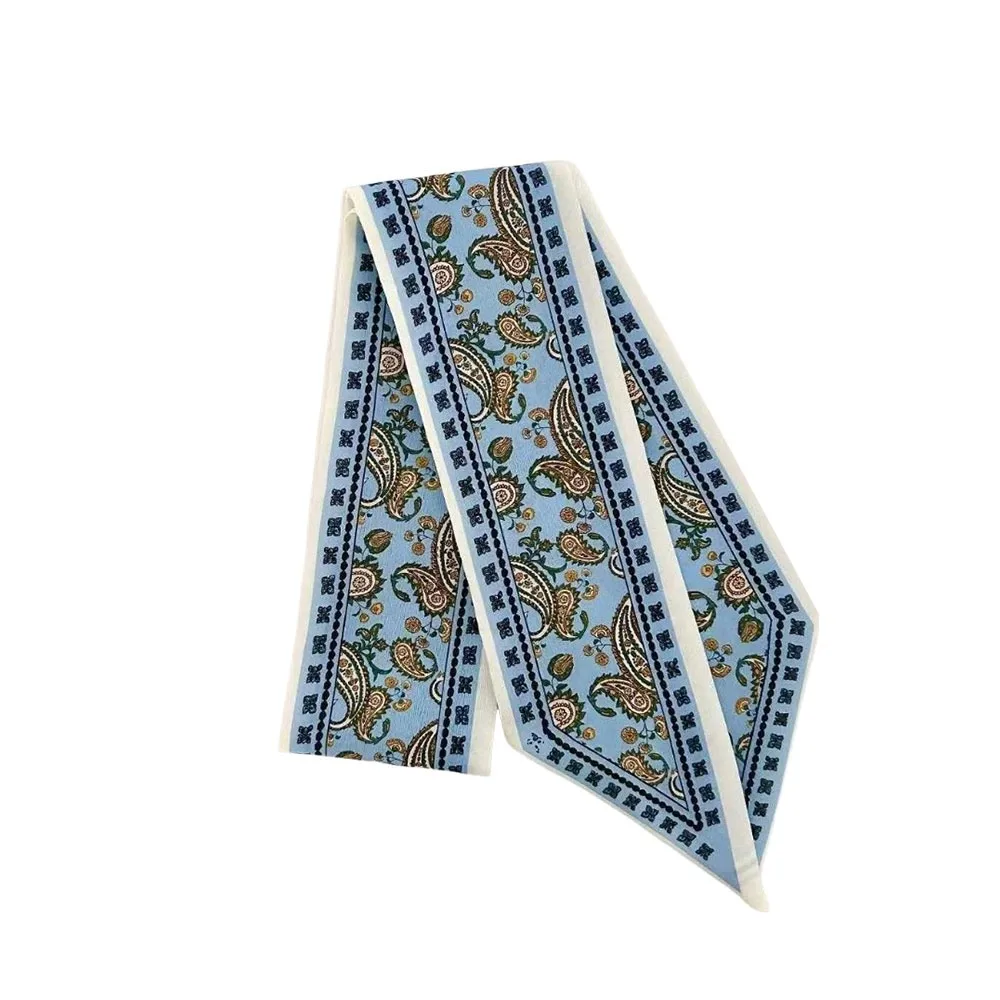 

Fashion Silk Slender Scarf Long Decoration Small Silk Scarf Double-Sided Streamer Hair Band Neckwear/Wrist/Waistband