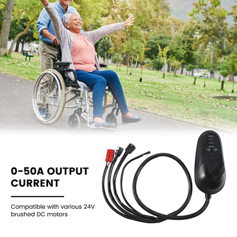 Universele 24V elektrische rolstoel joystickcontroller voor elektrische rolstoelen, intelligente robots, amusementsapparatuur