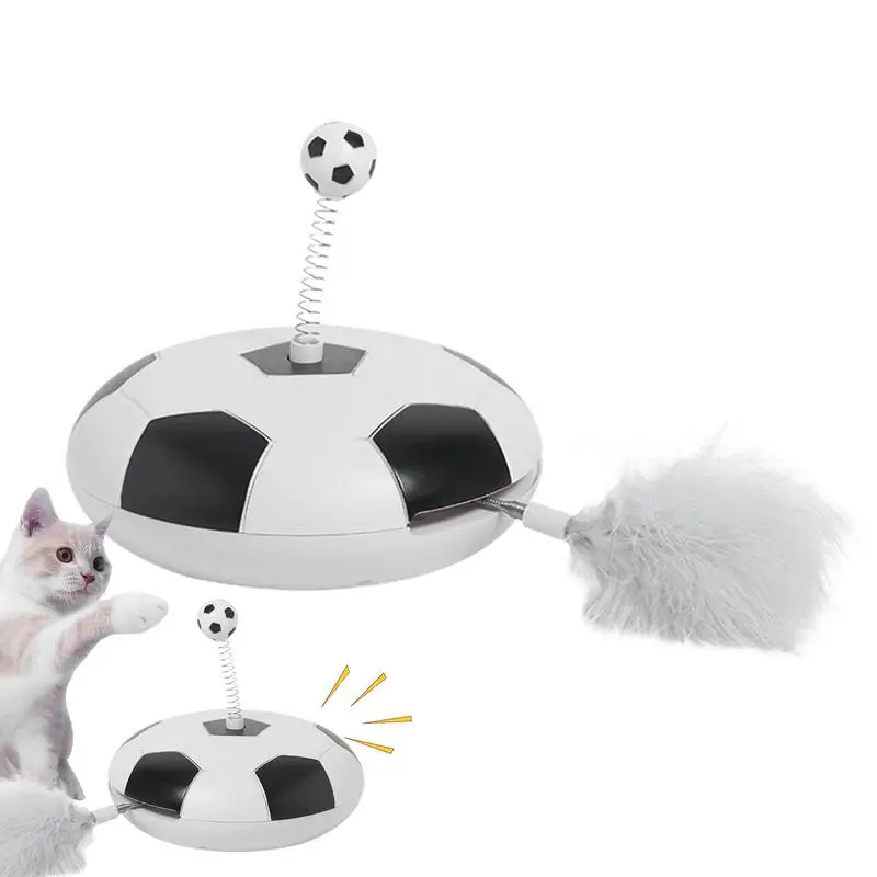 Interactive Cat Toy Ball Automatic Smart Mobile Cat Toy Rechargeable Electric Rolling Ball With Light Obstacle Avoidance Sensor