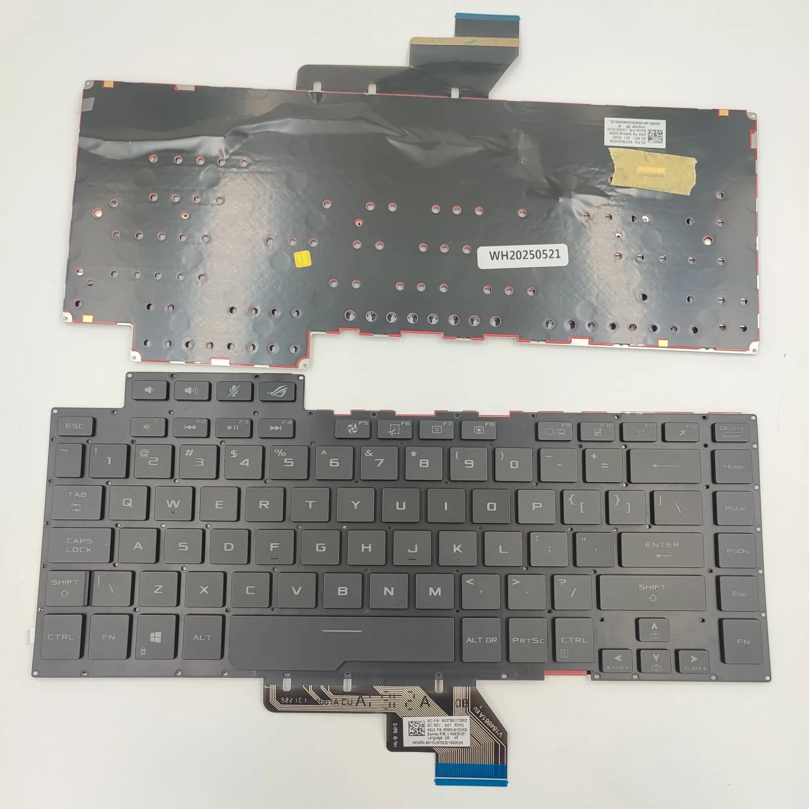 

US Layout for Asus ROG GA502G GA502D GA502I GX502G/GM502 GA502 GX502 GU502/G/DU/GV/L/LW Laptop Keyboard