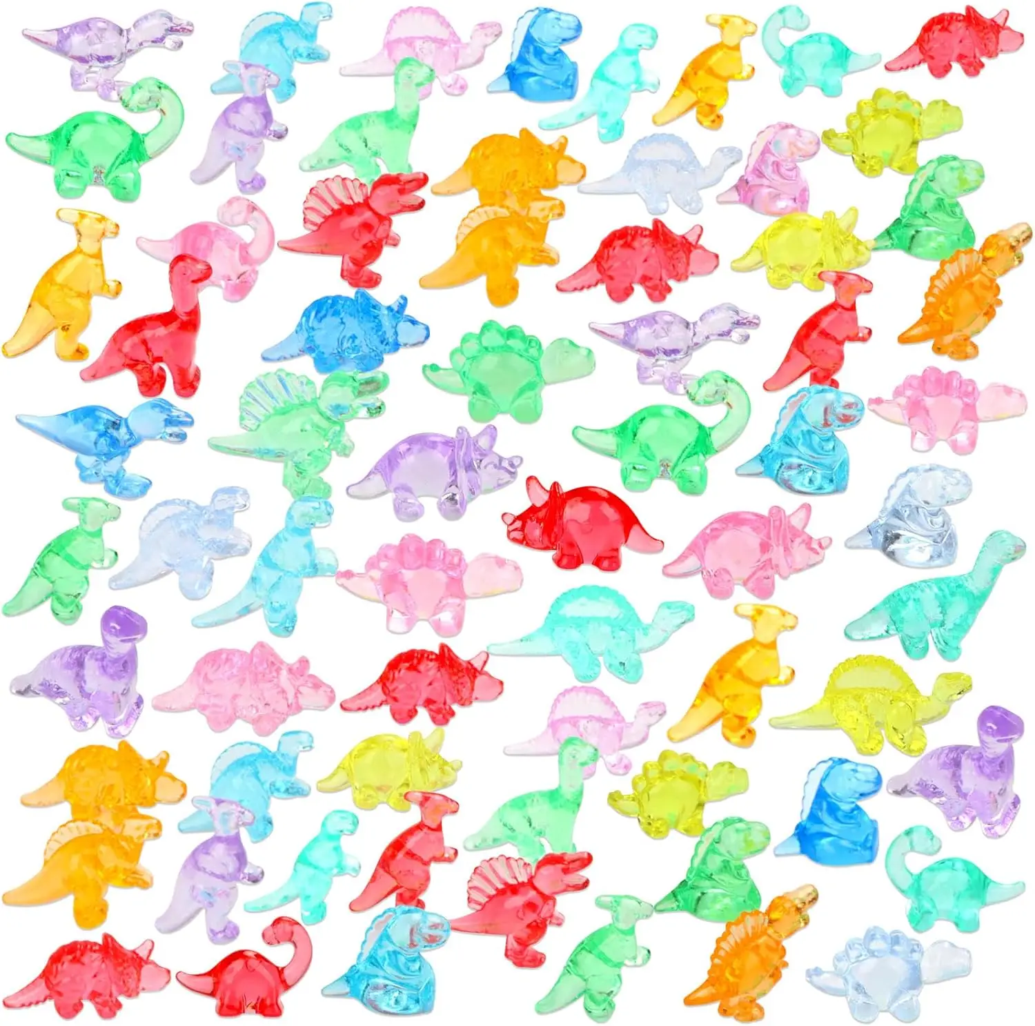 

230 Pcs Mini Resin Animals, Dinosaur Figures for Hide & Seek, Desk Pets, Bulk Toys, Party Favors & Classroom Prizes