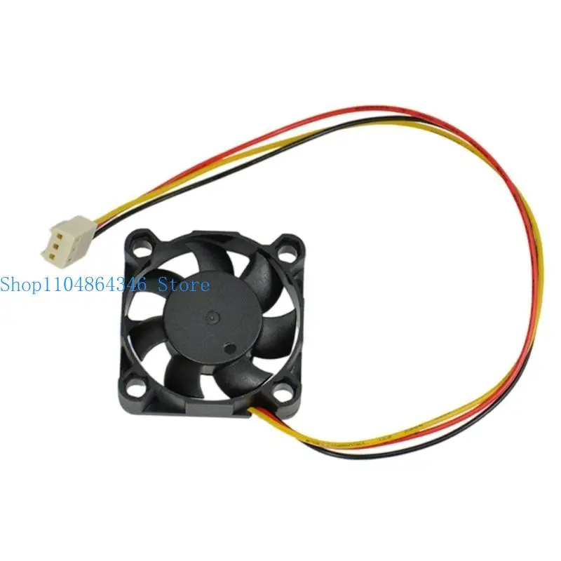 652F 4010 40x40x10 3Pin 3 Wire 12V Brushless Cooling Fan for Small Electronic Device