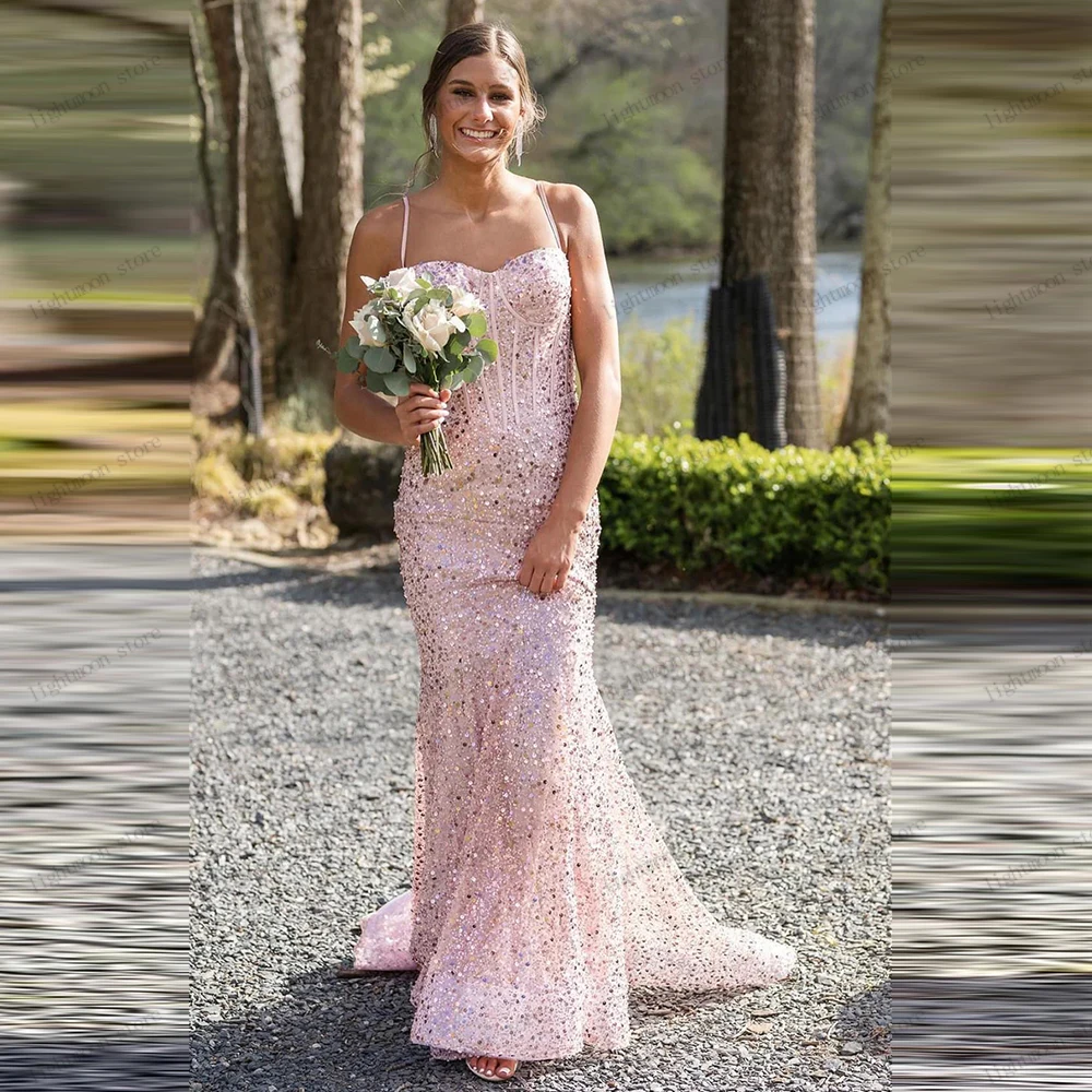 Glamouröse Abendkleider, Vintage-Abschlussballkleid, Spitzenapplikationen, ärmellos, rückenfrei, Roben für Frauen, Vestidos de Gala, individuell gestaltet 2026