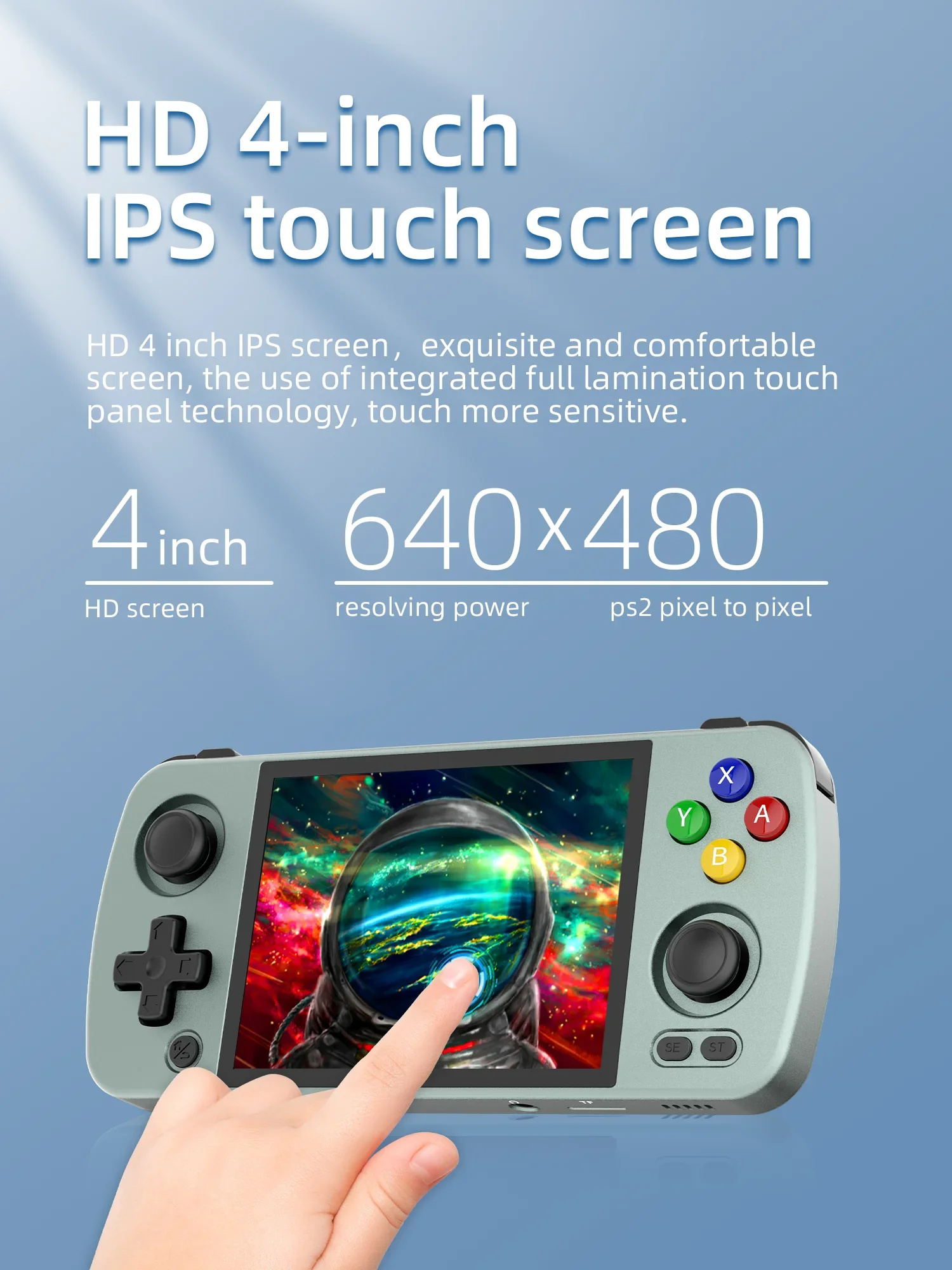 ANBERNIC RG405M Handheld Game Console 4\'\' IPS Touch Screen Android12 System Metal Shell Retro Video Game Player 4500mAh Battery