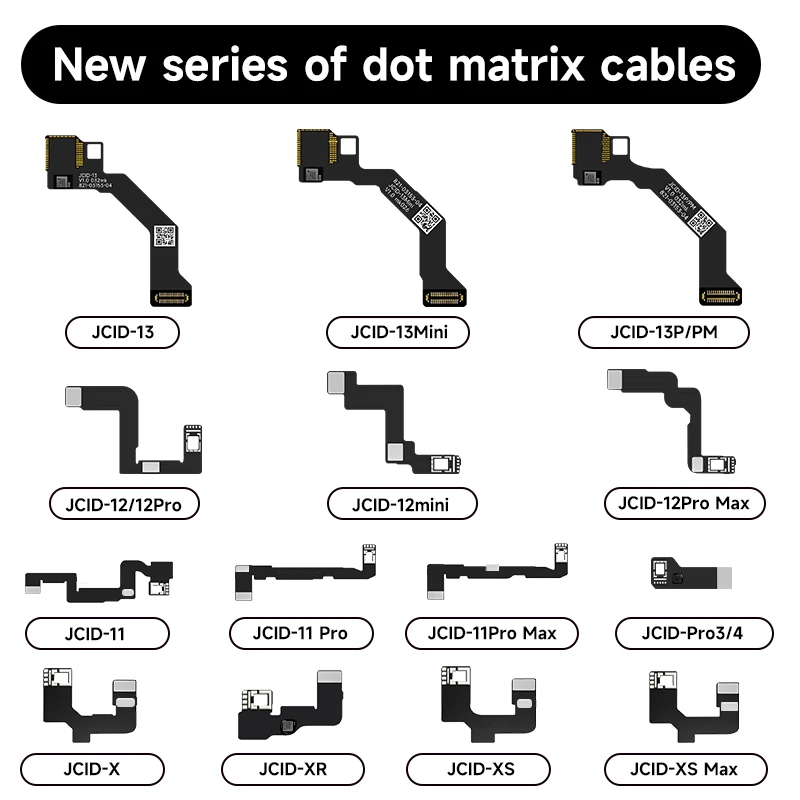 JC V1SE Dot Matrix Flex Cable Chip For iPhone X 11 12 13 14Pro Max Face ID Repair Tools Not Available Fix V1SPRO Projector Board