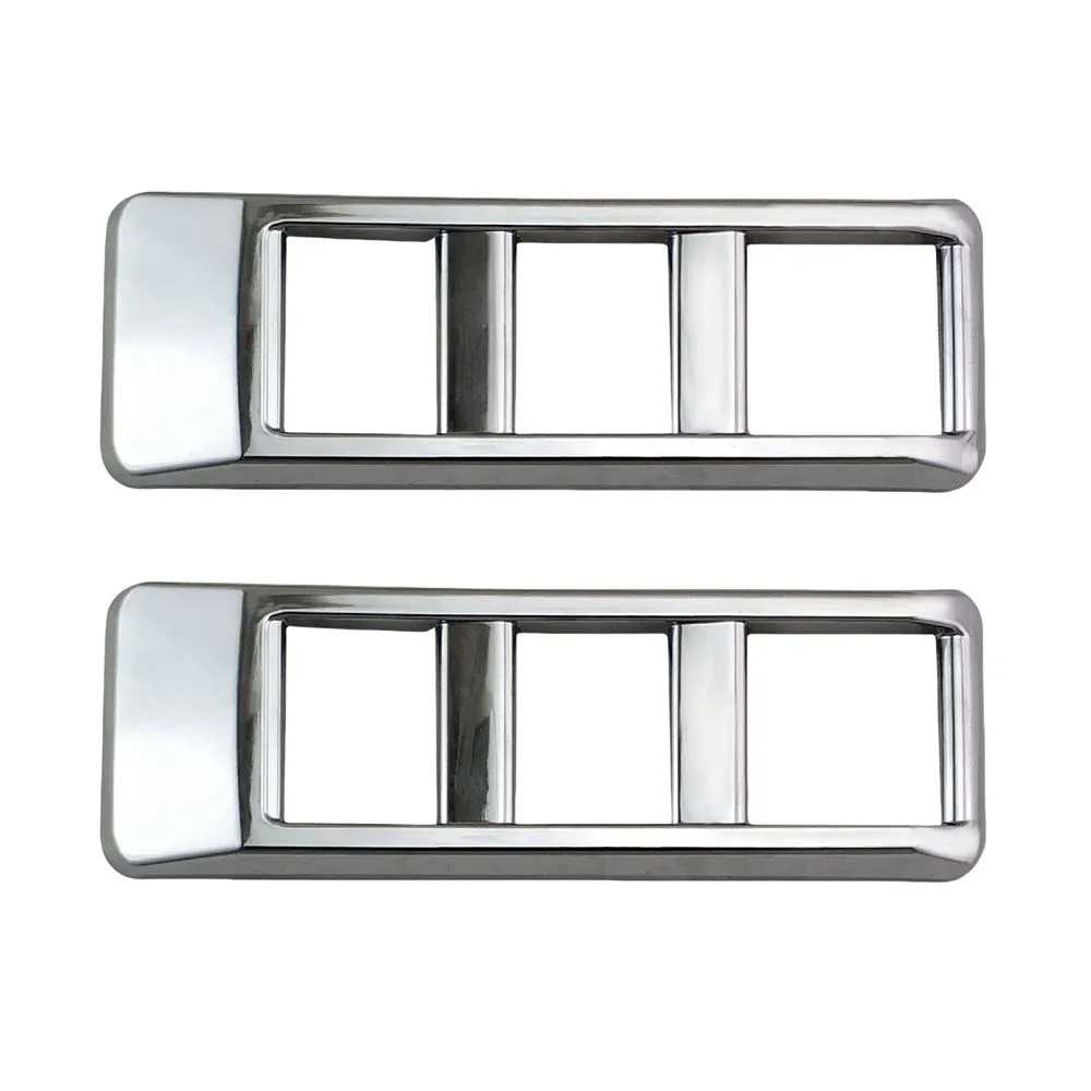 Car Upgrade Automotive Air Vent For Toyota Land Cruiser FJ70 1984-2025 Chrome Silver Car Decoration Stickers Car Styling 4