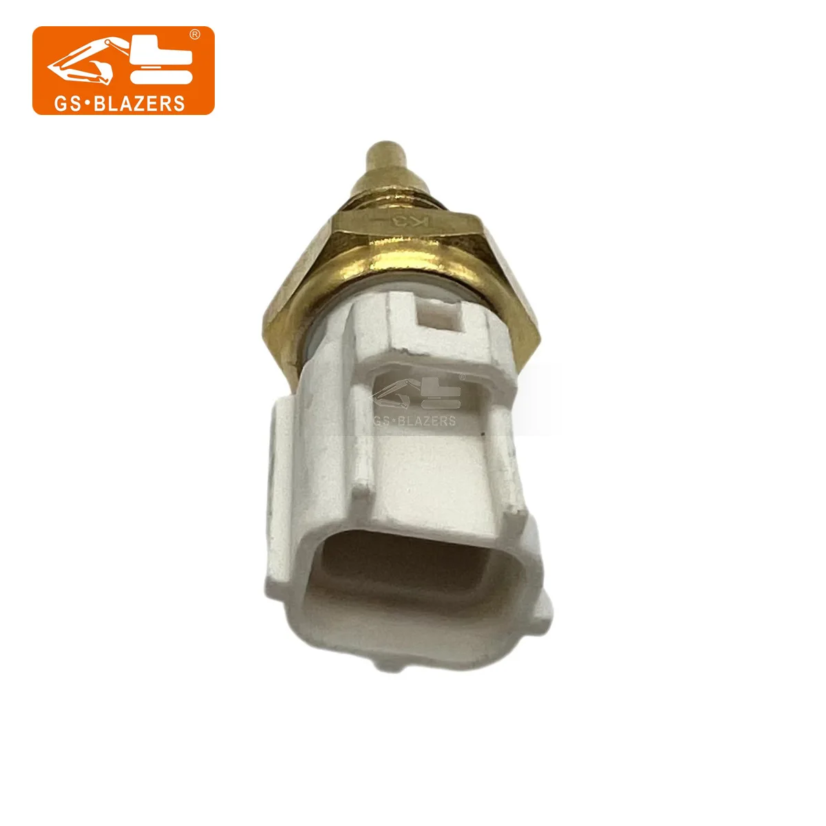 Water Temperature Sensor 2-pin White Connector for Excavator