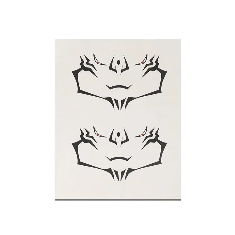 Anime Jujutsu Kaisen Stickers Cosplay Ryomen Sukuna Itadori Yuji Inumaki Toge Waterproof Tattoo Sticker Prop Anime Accessories