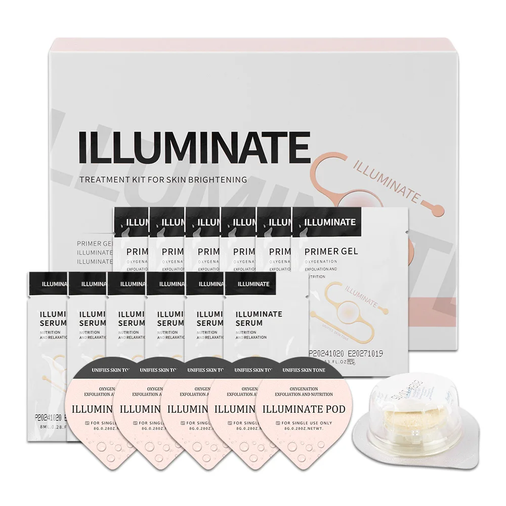 CO2 Pods Glam Kit For Bubble Facial Machine Face Spa Revive Illuminate Pods Serum Oxygen Pods Capsule Consumables Kits