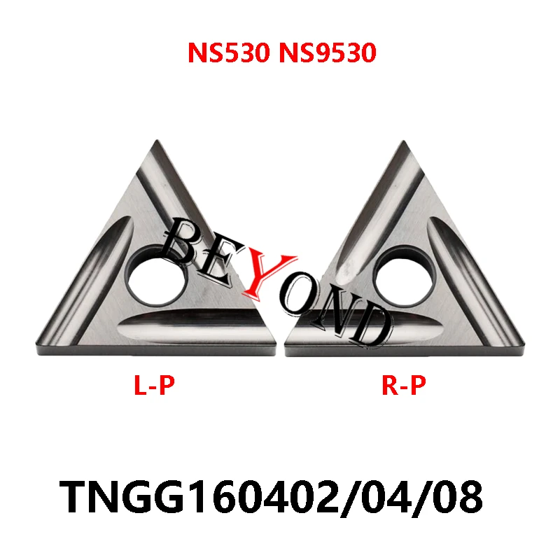 TNGG160402R-P NS9530 NS530 100% Original Carbide Inserts TNGG TNGG160404R-P TNGG160408R-P TNGG160402L TNGG160404L CNC Cutter