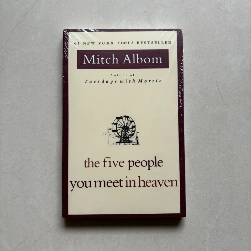 The Five People You Meet In Heaven By Mitch Albom In English Original Novel Reading Book