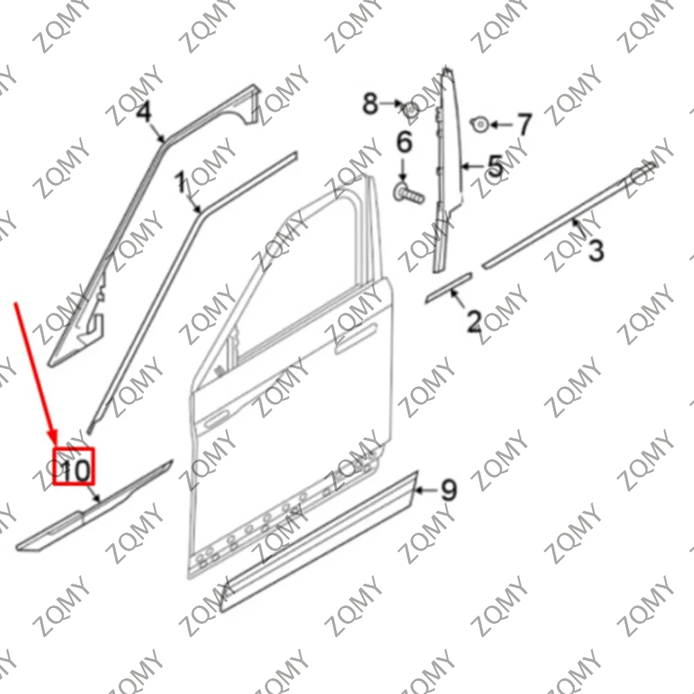 Guardabarros delantero lateral de coche, moldura de ventilación para Land Rover Range Rover Velar 2018, 2019, 2020, 2021, 1 unidad