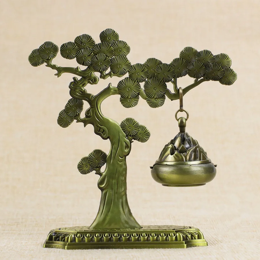 Welcome Guests, Pine Hanging Stove, Incense Burner Decoration, Fragrant Seal Incense Burner, Antique Retro Boshan Stove