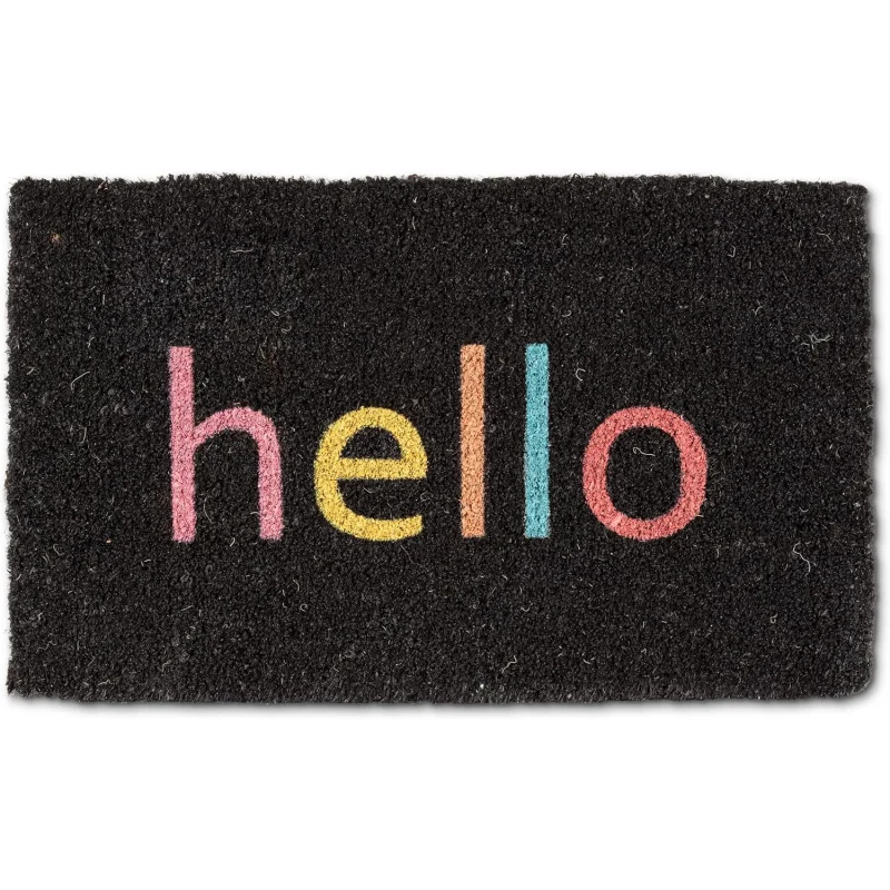 

Leisure fashionable anti slip suitable for indoor and outdoor decoration colorful Hello