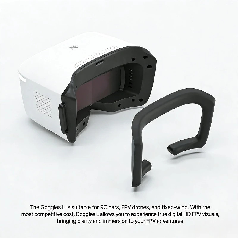 CADDX Walksnail Avatar HD-bril L-1920x1080 4,5 inch 4 km 9-assige hoofdtracking H.265 5.8G FPV-bril voor RC-auto's Vast - Vleugel