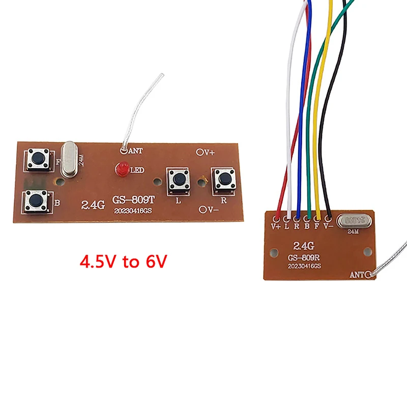 1 Set 2.4G Four-way Remote Control Module 4CH RC Remote Control Transmitter Receiver Circuit Board Accessories