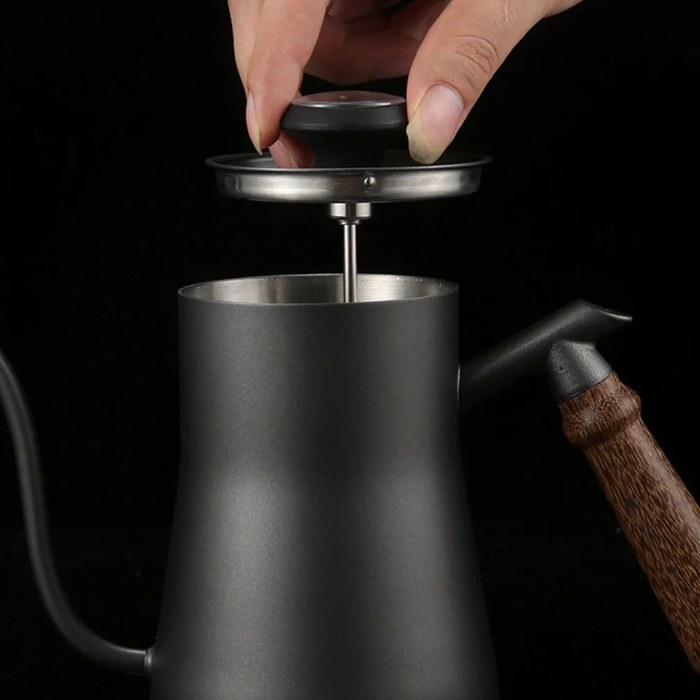 

1Pcs Hand Punch Tea Kettle 550ml Stainless Steel Coffee Pot Drip Filter Home Teapot Water Kettle Stainless Steel Pot