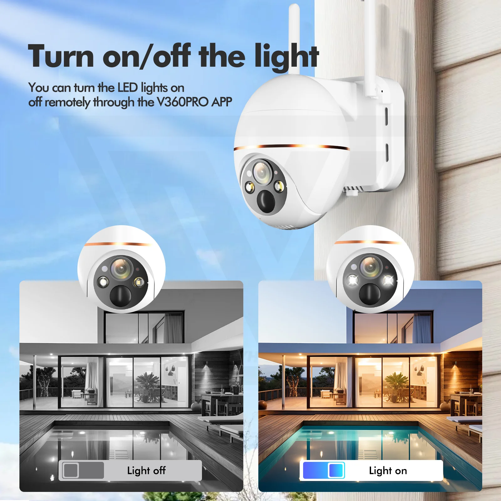 5MP Solar WIFI IP Camera 8000mAh Battery PTZ Surveillance Cameras Wireless PIR Human Tracking CCTV Outdoor HD Waterproof 5X Zoom