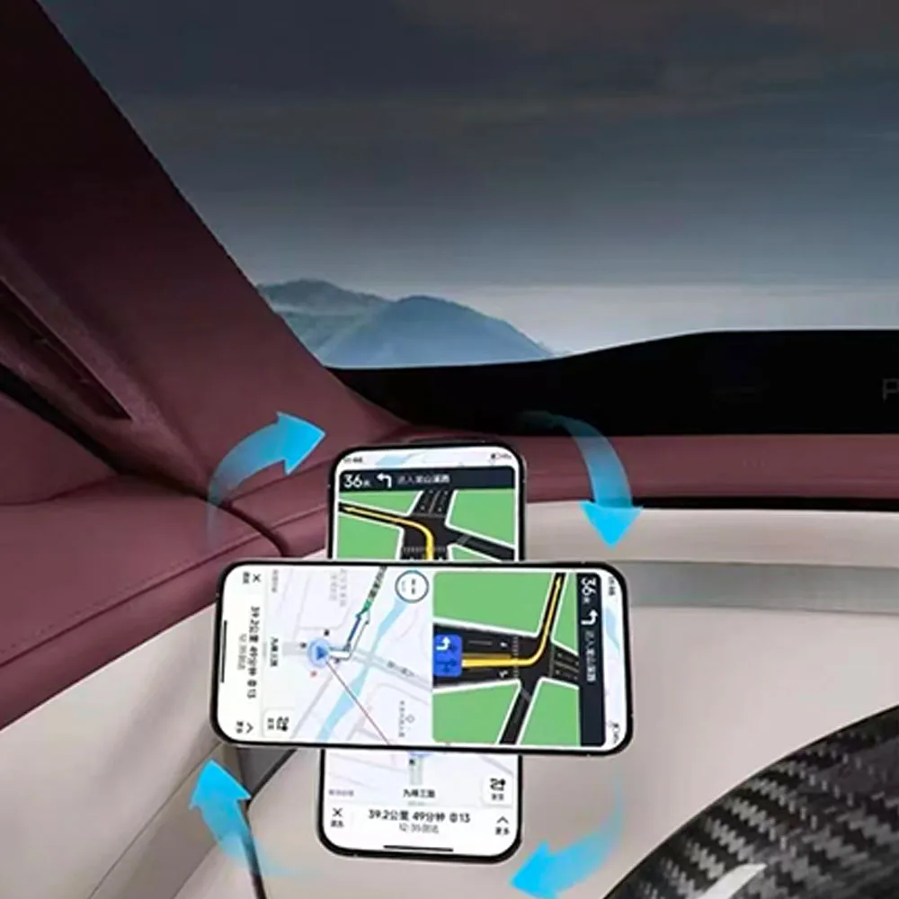 Magnetic Floating Car Phone Holder Navigation Mount Bracket Fit For Xiaomi YU7 2025 2026 Auto Interior Supplies