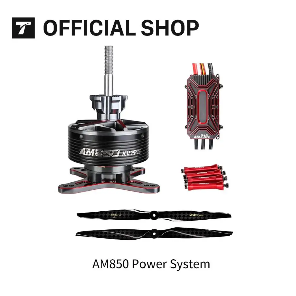

T-MOTOR AM850 Power System(AM850 Motor+AM216A ESC+AMZ 23x10 Prop+4x75mm Aluminum column) for 80-89" 3D Planes (60-70CC Class)