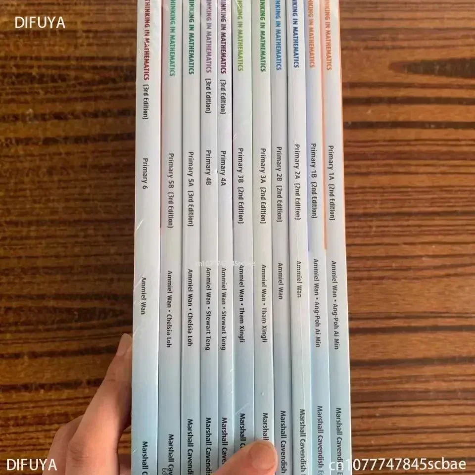 

11 книг/набор SAP видимое мышление в книге по математике для 1-6 классов, книги по математике для детей, учебник по математике для начальной школы Сингапура