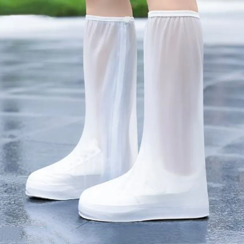 Silicone Waterproof Rain Boots for Men and Women, Anti-Skid Rubber Boots, Rain Shoes Cover, Wear-resisting, Children, Snow