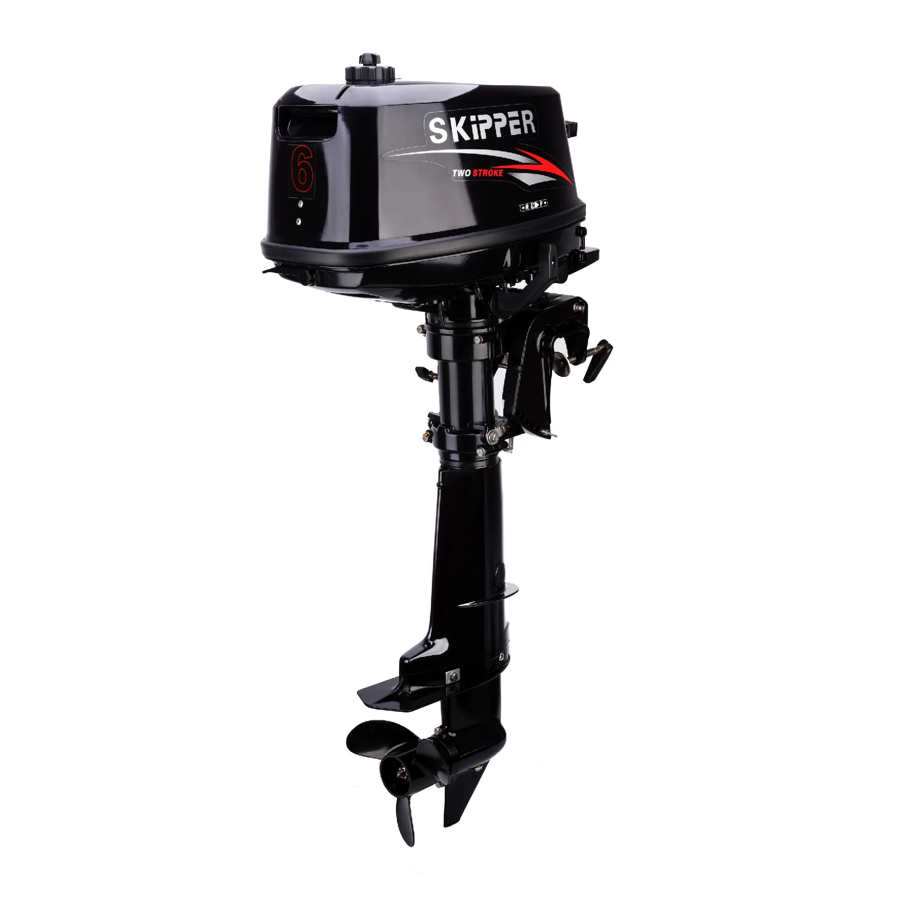 

Skipper Sales Outboard Motor 6hp 2 Stroke Manual Short Shaft Boat Engine