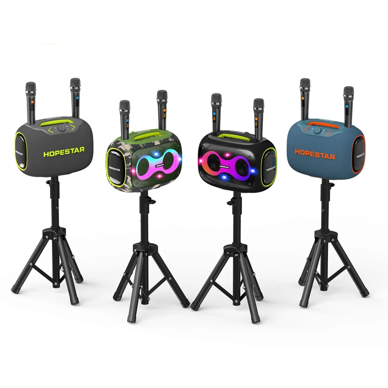 HOPESTAR 120W Partybox Outdoor Waterproof Wireless  Speaker Home Theatre USB TF Home Party Karaoke Bass Effects