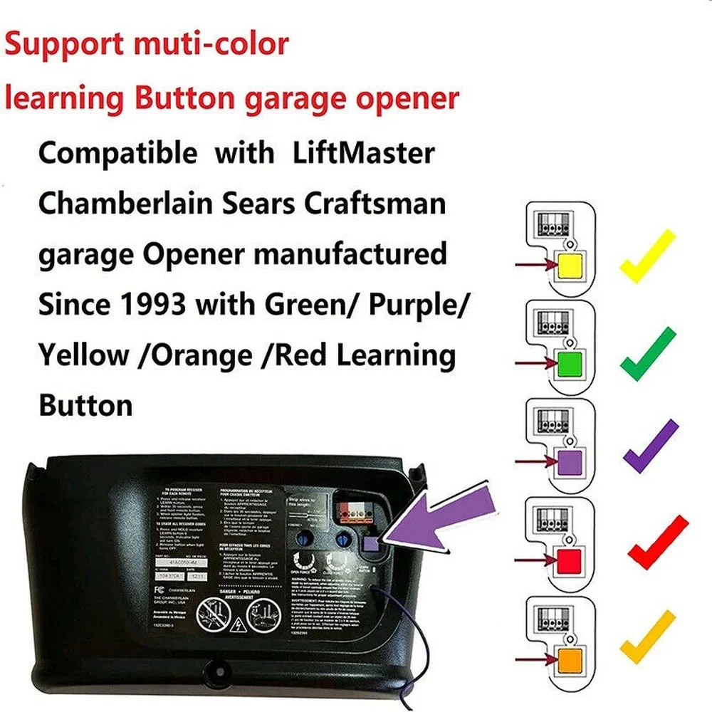 โรงรถประตูระยะไกลสำหรับ Liftmaster Chamberlain Sears