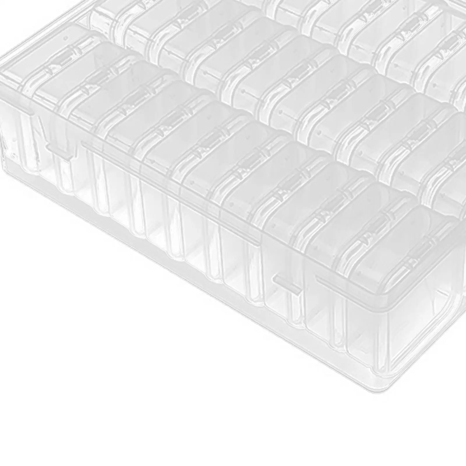 Bead Organizer Box Empty Bead Storage Container for Beads Rings Nail Art