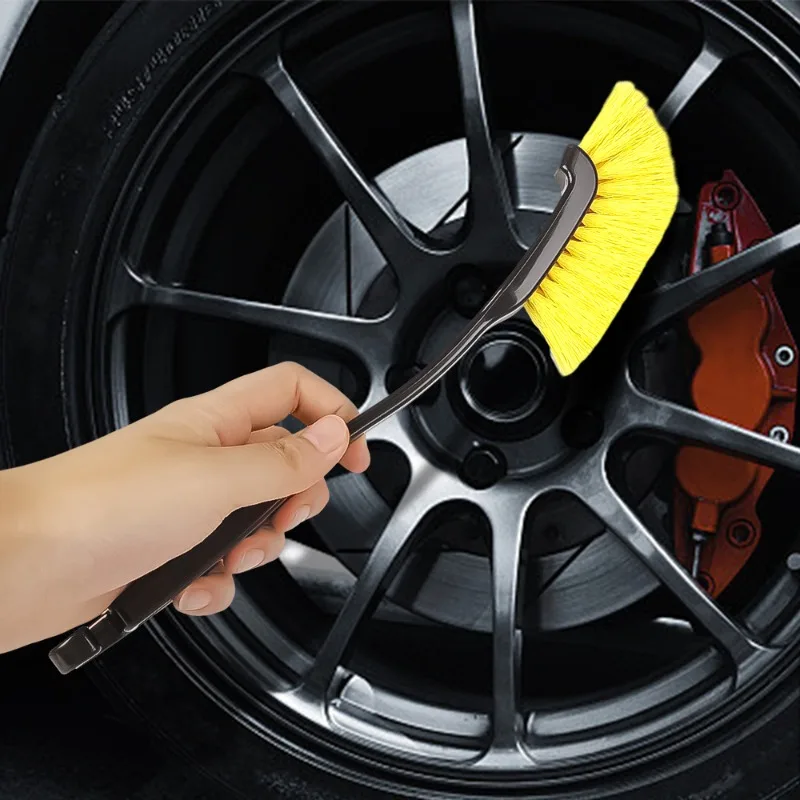 Car Wash Special Long Handle Crevice Brush Car Tyre Rim Cleaning Brush Multifunctional Interior And Exterior Cleaning Tools