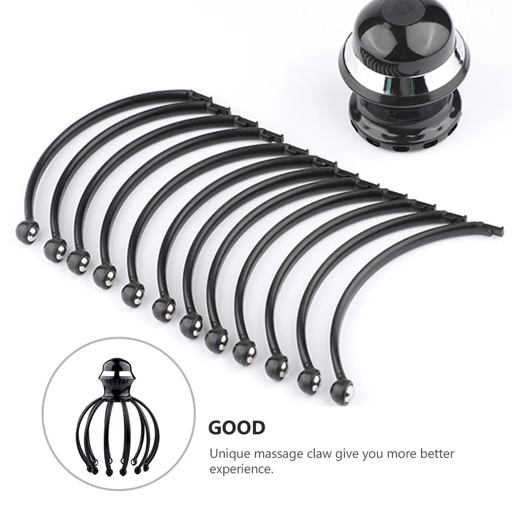 

Electric Scalp Massager 1Pcs Rechargeable Head Massage Claw Portable Relaxation Stress Relief Black Head Massager