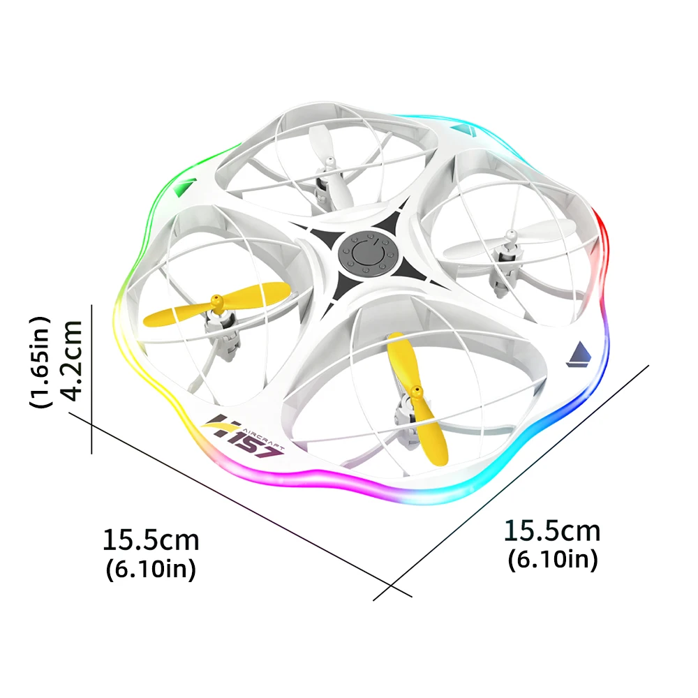 2.4G unikanie przeszkód UFO pilot zdalnego sterowania Quadcopter LED Slide gest zegarek helikopter kaskaderski dron RC