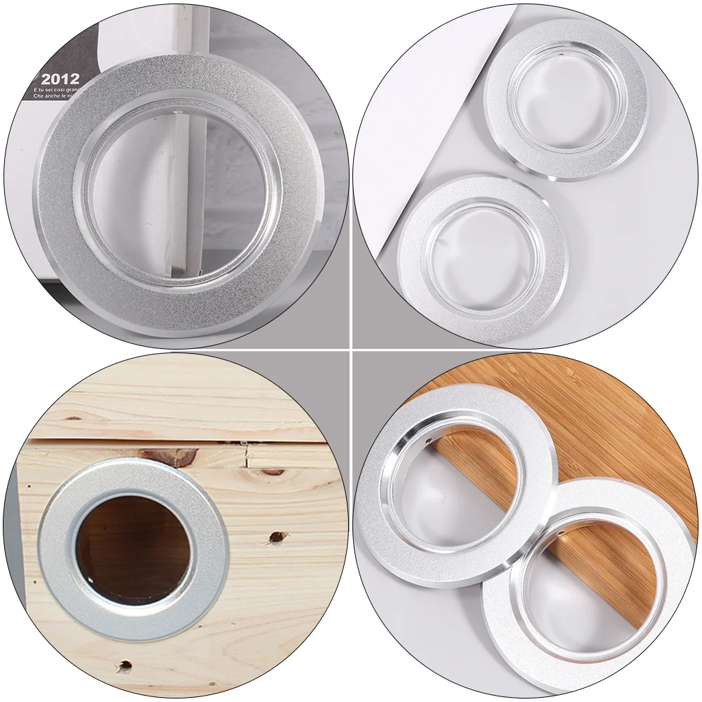 

5Pcs Parrot Breeding Box Anti-Bite Rings Durable Metal Nest Hole Protector Wooden Bird Nest Supplies Breeding Box Anti-Bite Ring