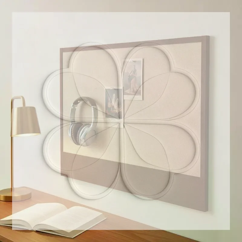 No Drill Felt Photo Display Board Rack Wall Sticker Wall Safe for Home Bar Event Poster Photo Display Decor