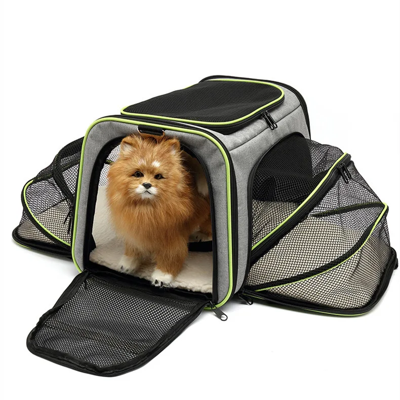 

Breathable Pet Carrier Backpack Portable Crossbody Shoulder Bags Handheld Travel Bag for Cats Tiny Pets