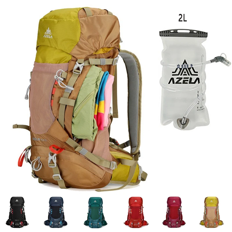 40L Hiking Backpack With Rain Cover Waterproof Mountaineering Bags for Men Women Large Capacity Camping Travel Bag Rucksack