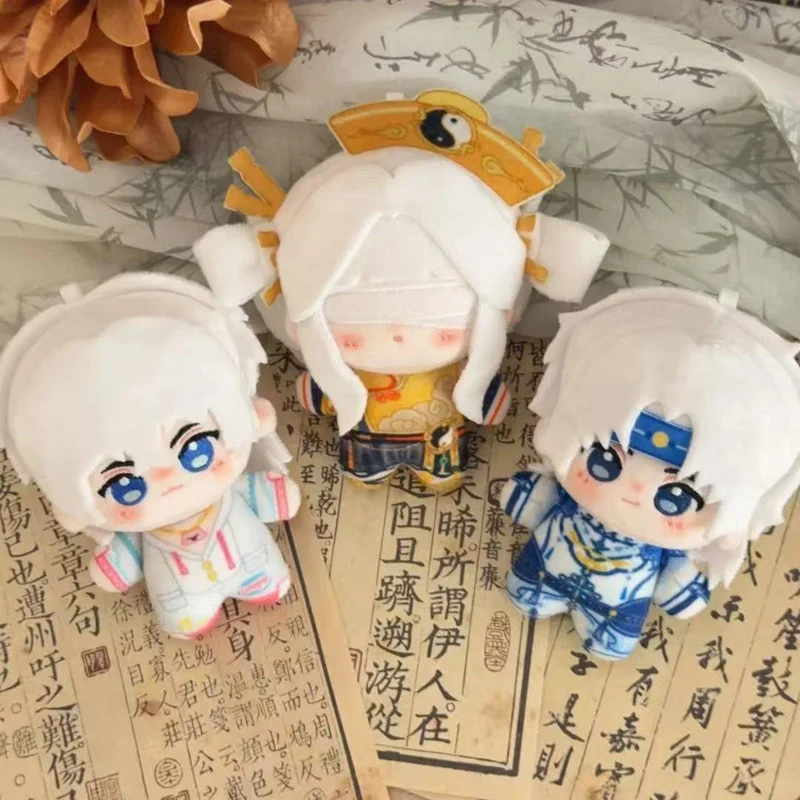 Xianxia Chibi Cotton Plush  5 Styles Fluffy Pocket Size Character Doll Keychain Traditional Costume Print Anime  Gifts.