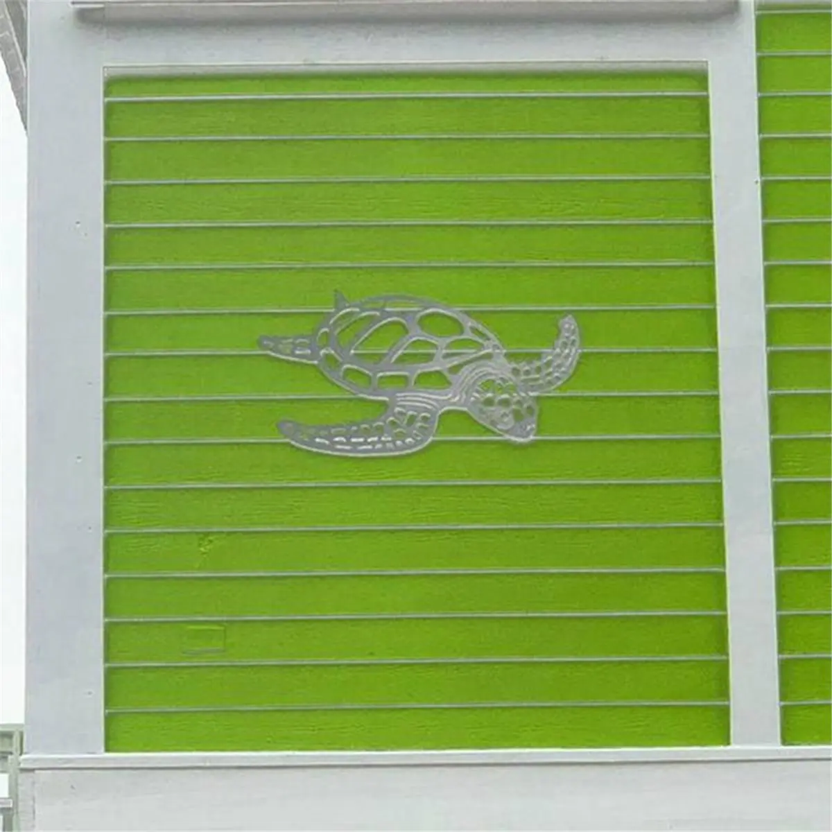 PROMOTION~ Mediterranean Style Metal Sea Turtle Wall Art for Indoor Living Room Decor