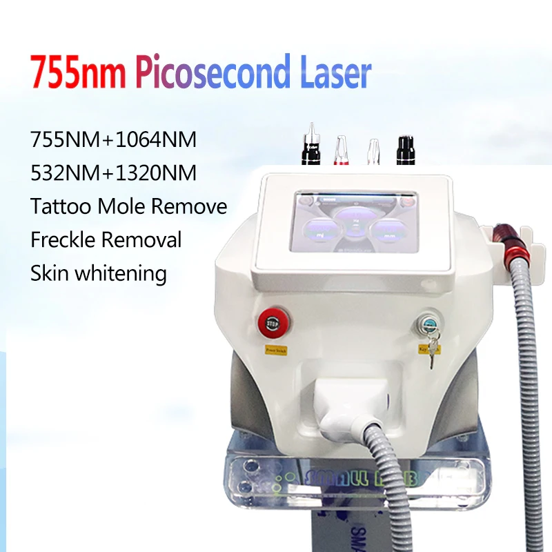 

Pico Laser Tattoo Removal Machine 4 Wavelengths Probes Carbon Peeling Skin Whitening Pigmentation Eyebrow Remover Beauty Machine