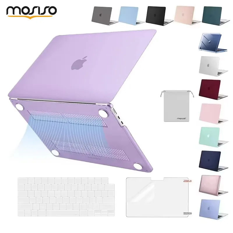 

Case for 2025 MacBook Air 13 Pro 13 14 15 16 inch Case M4 A3240 M3 A3113 M2 A2681 A3185 A3401 A2918 M1A2337 A2179 Shell Cover