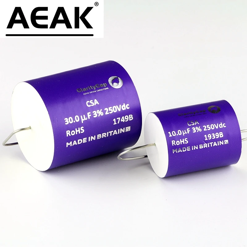 UK Claritycap CSA non-polar frequency division audio coupling MKP capacitor 250V 630V 0.1uf 0.22uf 0.33uf 0.47uf10uf ~100uf 1PCS