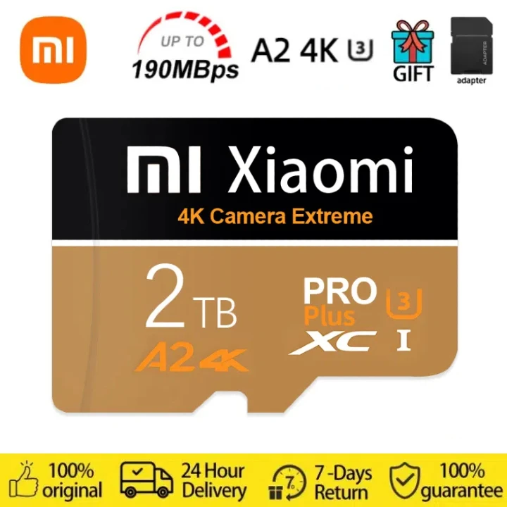 

Высокоскоростная карта памяти Micro TF SD Xiaomi, класс 10, 1 ТБ, 512 ГБ, 128 ГБ, TF флэш-карта 256 ГБ, мини SD-карта для телефона/камеры/ПК