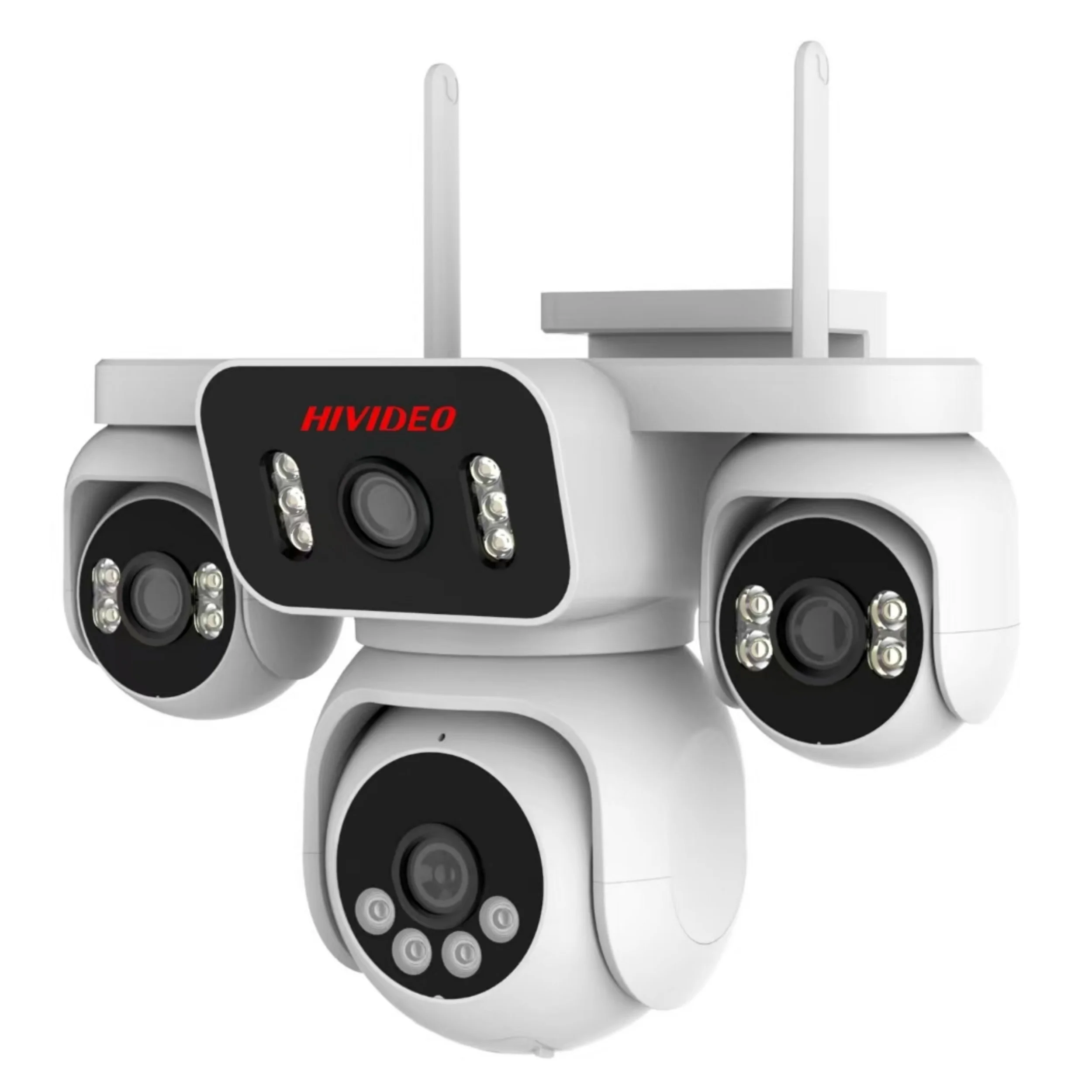HIVIDEO 8-мегапиксельная четырехобъективная уличная и внутренняя Wi-Fi камера полноцветная всепогодная IP-камера наблюдения камера безопасности камера видеонаблюдения