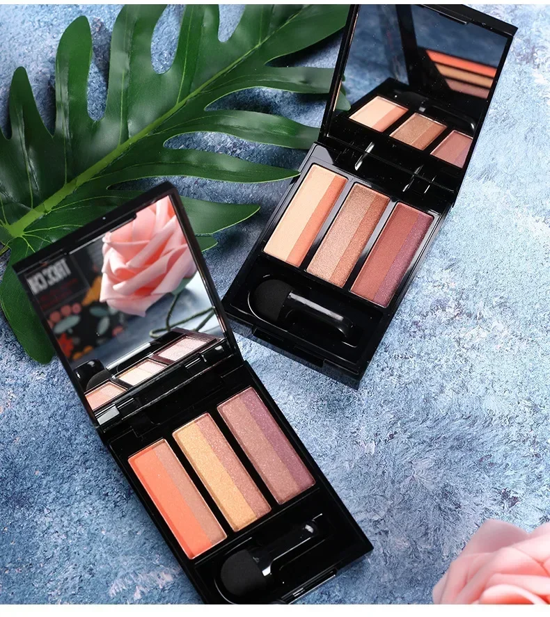 لوحة ظلال عيون أصلية عادية من TREECHADA على شكل فطر لؤلؤي غير لامع متدرجة تدوم طويلاً مقاومة للماء ومضادة للتعرق مستحضرات تجميل