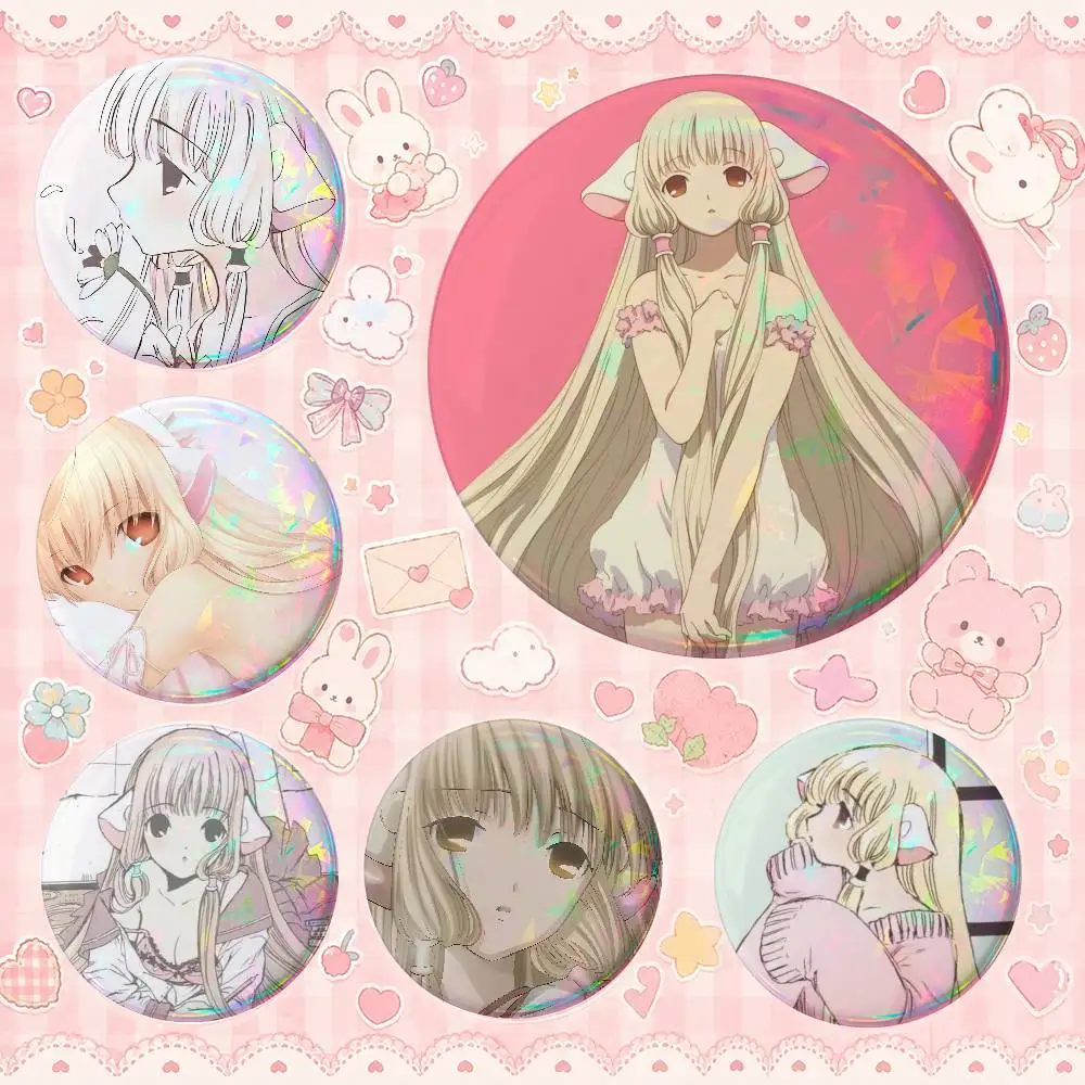C-Chos-bits-S Mixed Theme Round Button Badge Set Anime Cartoon Music Game Fashion Pins For Bags