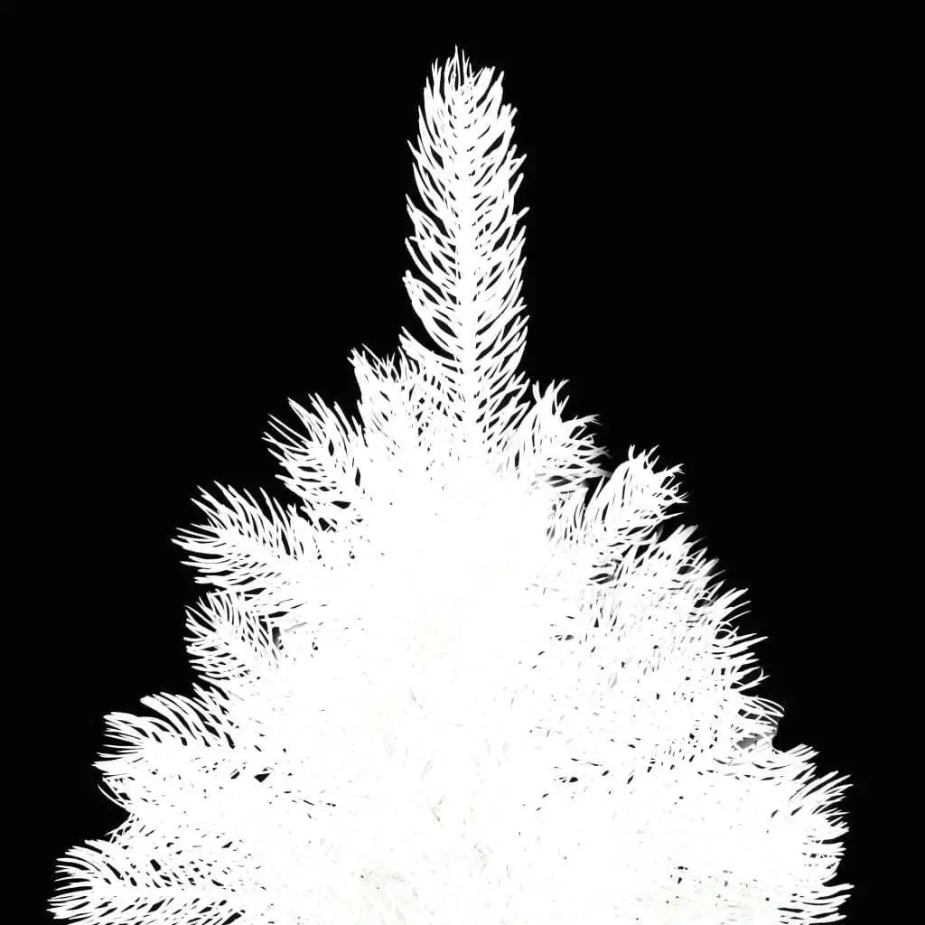 5 ft White Artificial Christmas Tree with Realistic Needles - Perfect Holiday Decor