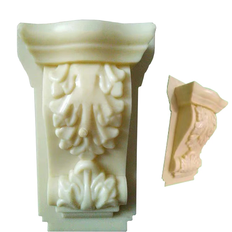 Plastic Decorative Flower Carbel Molds for Making Concrete Corbles