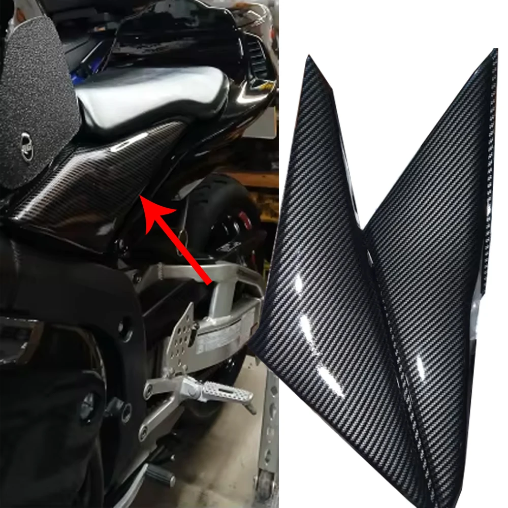 

CBR600RR Боковая панель бака, крышка обтекателя, защита топливного газа, детали двигателя для Honda CBR600 CBR 600 RR F5 2003 2004, карбон ABS